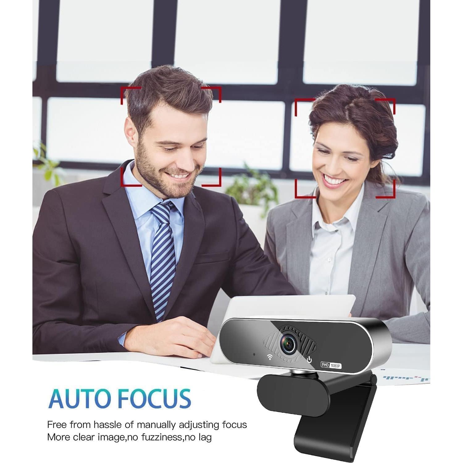 Webcam Full HD 1080P Vsofiot con micrófono y ángulo 110°