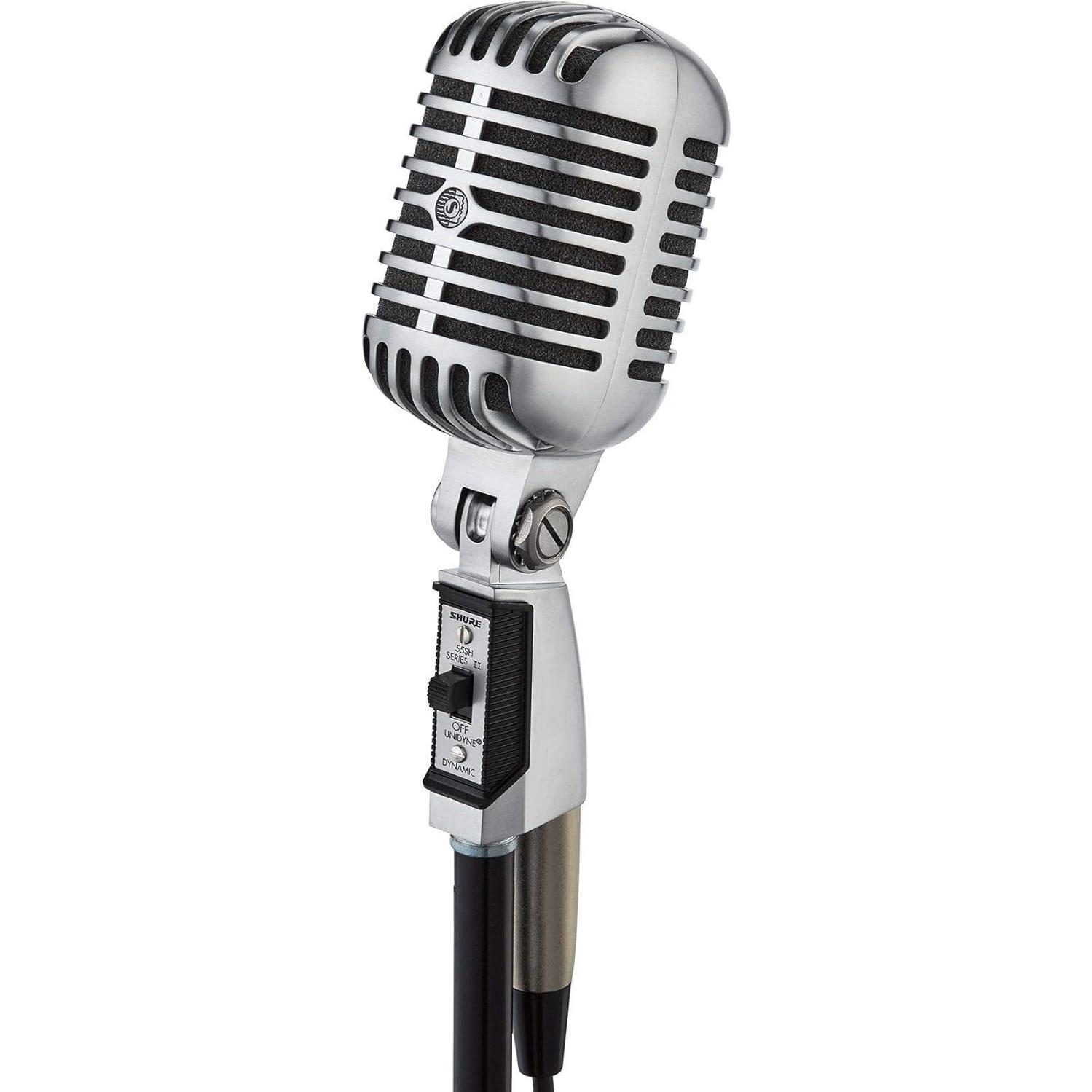 Micrófono Dinámico Shure 55SH Series II - Estilo Vintage, Cardioide