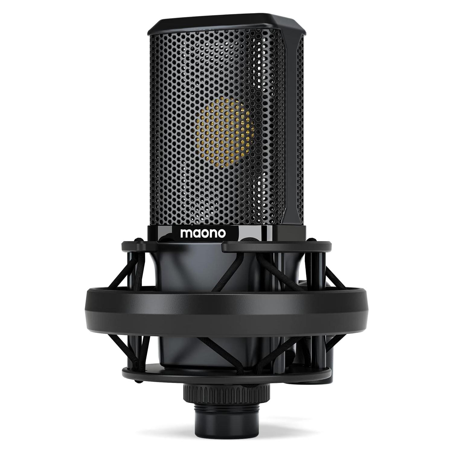 Micrófono de Condensador XLR Maono PM500 Cardioide 34mm