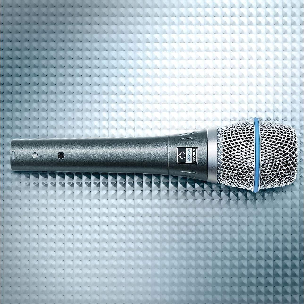 Micrófono Vocal Shure BETA 87A Supercardioide con Filtro Antipop