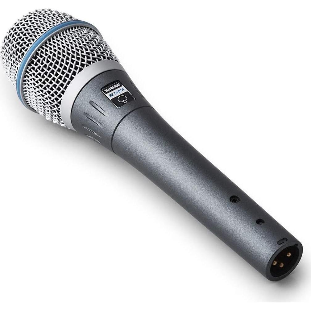 Micrófono Vocal Shure BETA 87A Supercardioide con Filtro Antipop
