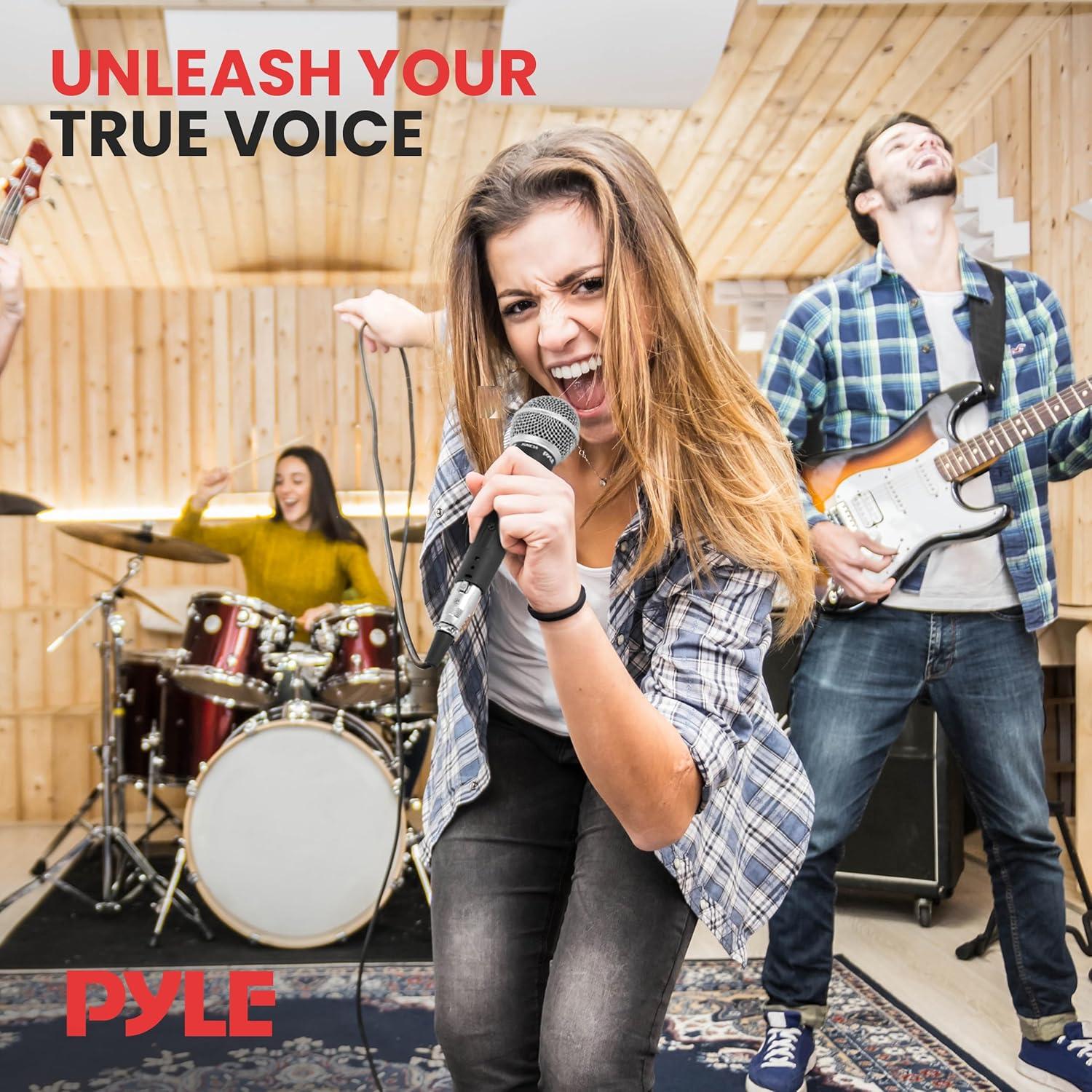 Micrófono Dinámico Profesional Pyle PDMIC59 Unidireccional