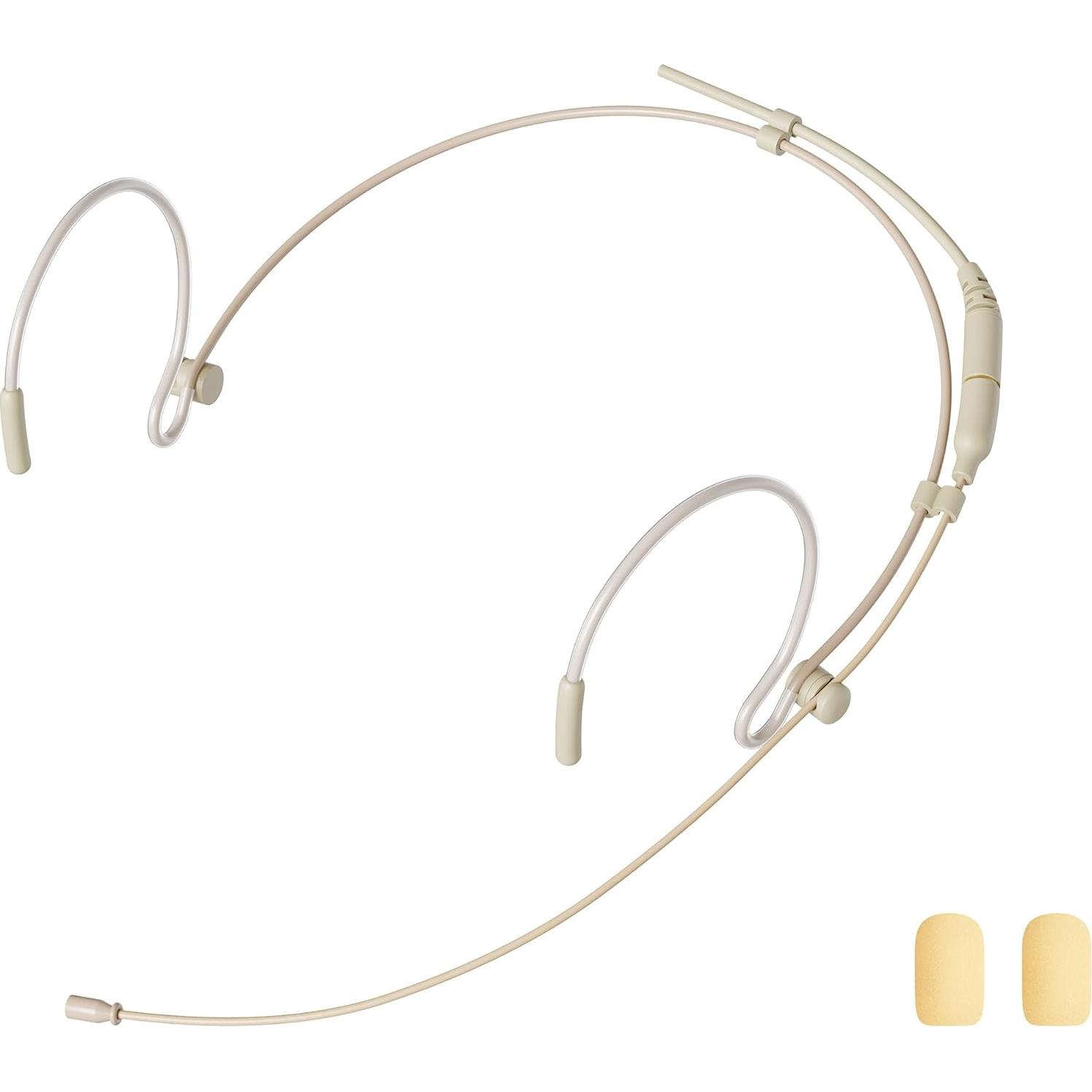 Micrófono de Diadema JK MIC-J 071S Omnidireccional Beige