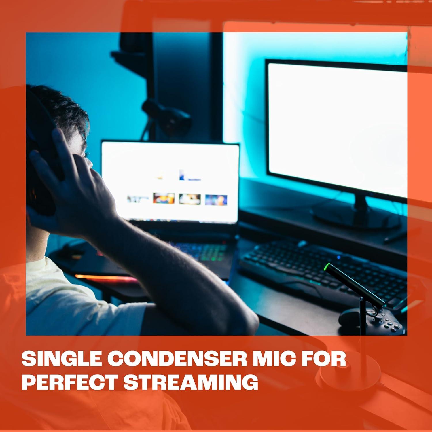 Micrófono de Condensador JBL Quantum Stream Talk - Negro