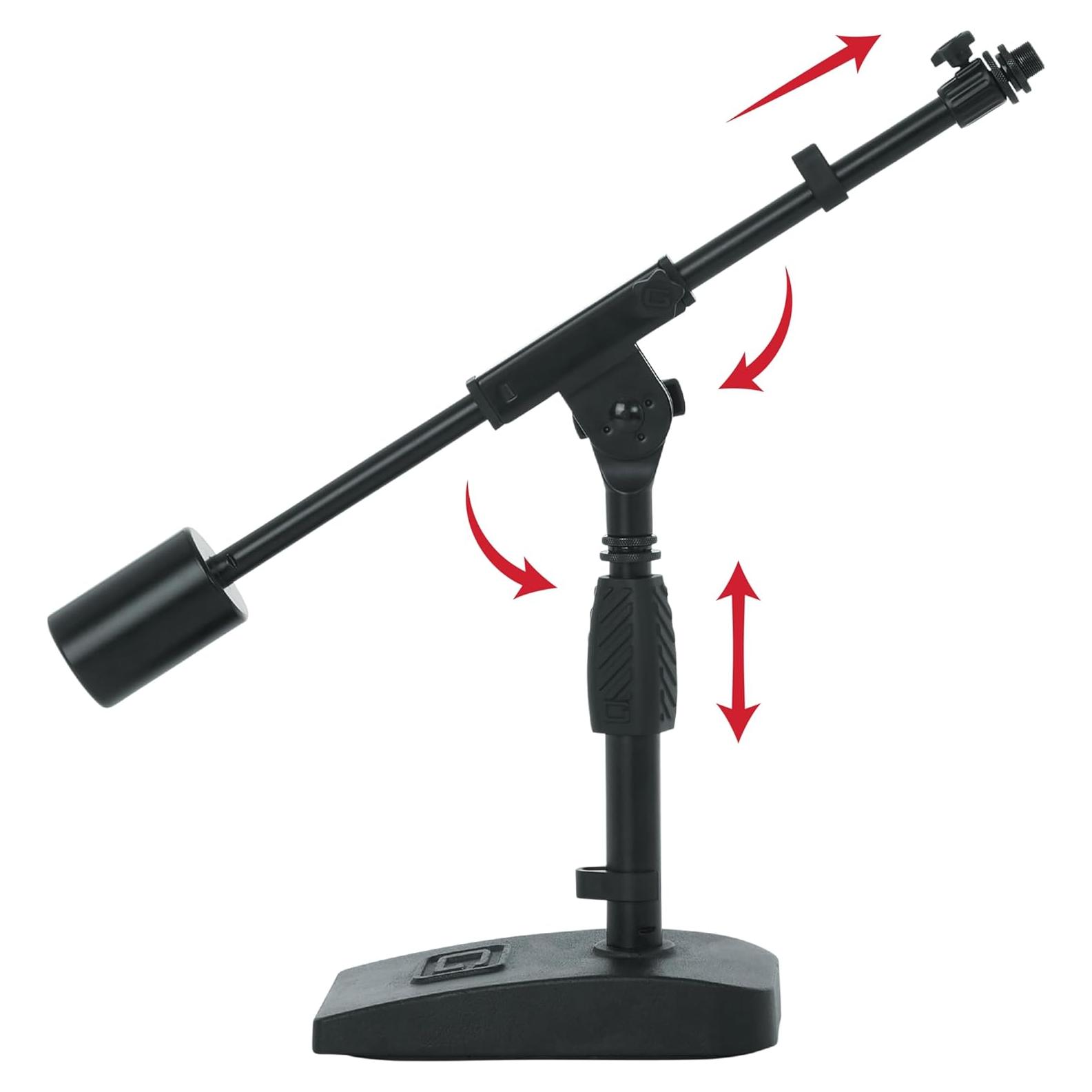Soporte de Micrófono Gator Frameworks GFW-MIC-0822 con Brazo Telescópico