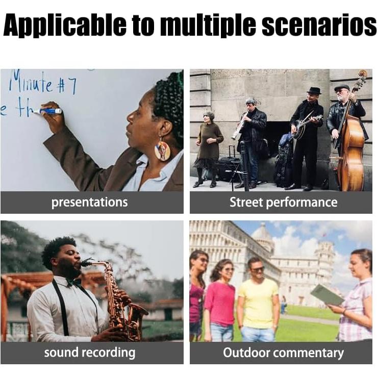 Sistema de micrófono inalámbrico MICVISTA para saxofón