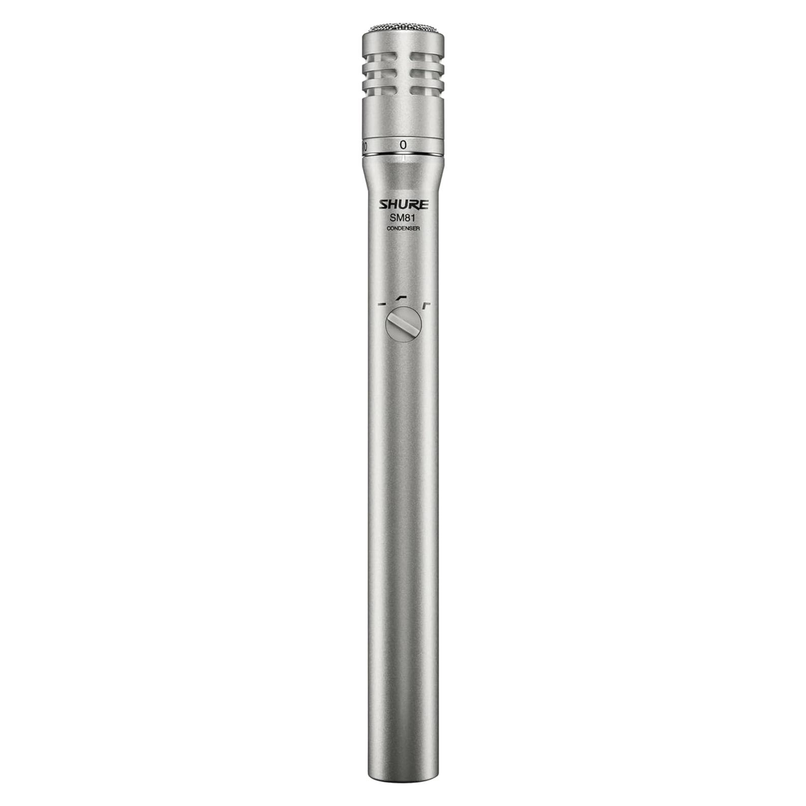 Micrófono de Condensador Cardioide Shure SM81-LC para Instrumentos