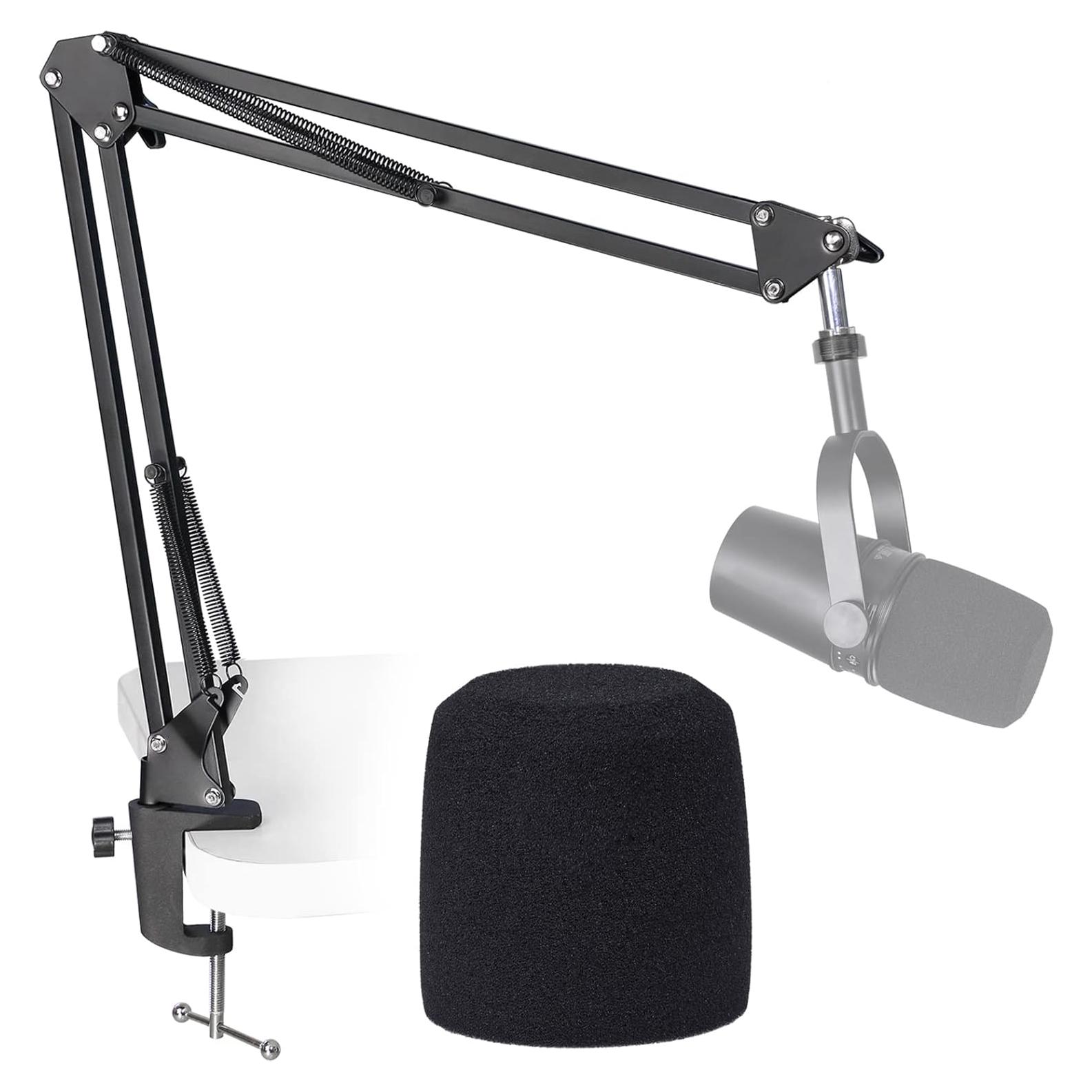 Soporte de Micrófono SUNMON MV7 con Filtro Antipop Ajustable