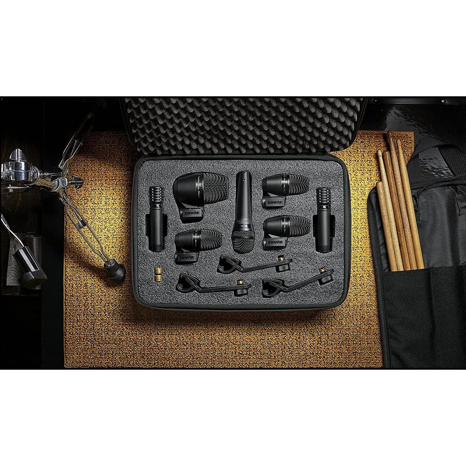 Kit de Micrófonos de Batería Shure PGADRUMKIT7 - 7 Piezas