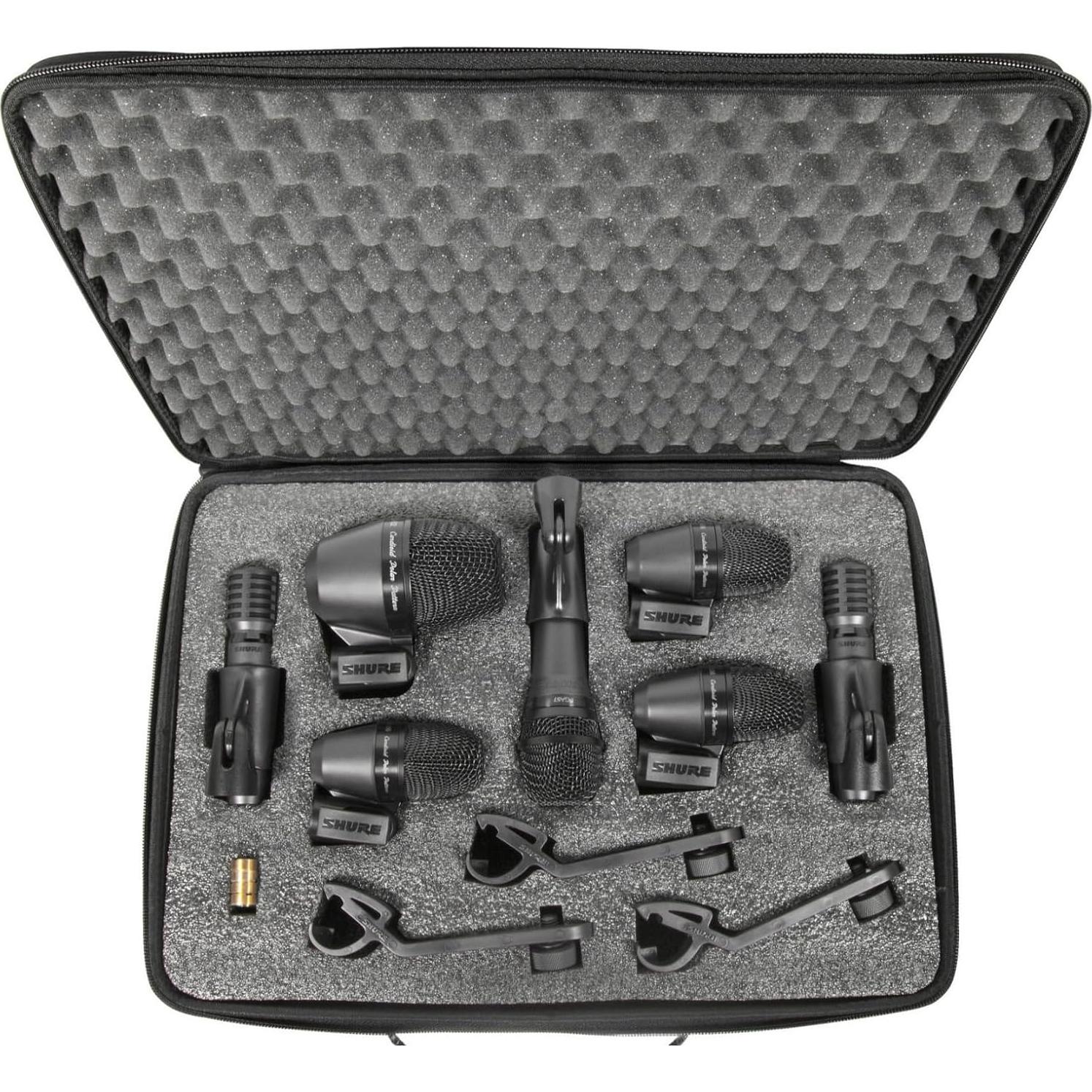 Kit de Micrófonos de Batería Shure PGADRUMKIT7 - 7 Piezas