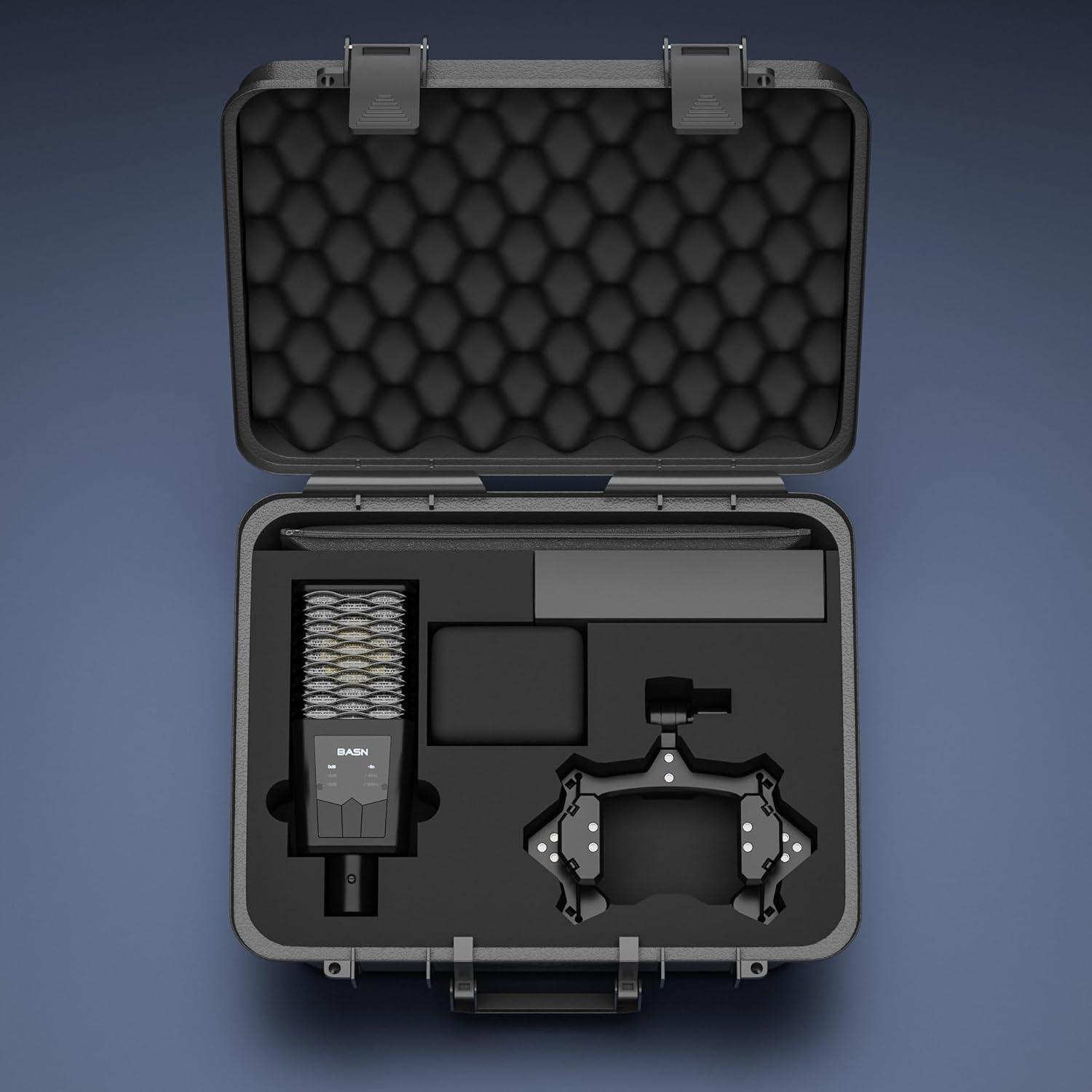 Micrófono de Condensador XLR BASN BMS2 Cardioide Azul