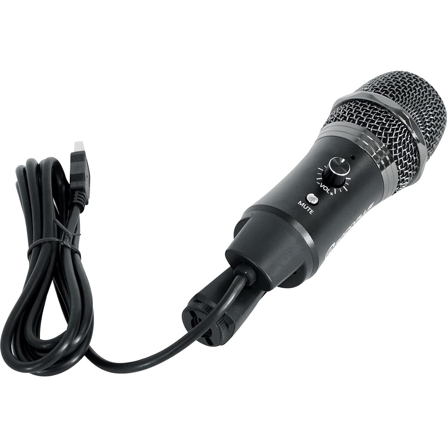 Micrófono USB Rockville A-Stream Condensador 24-Bit 192kHz