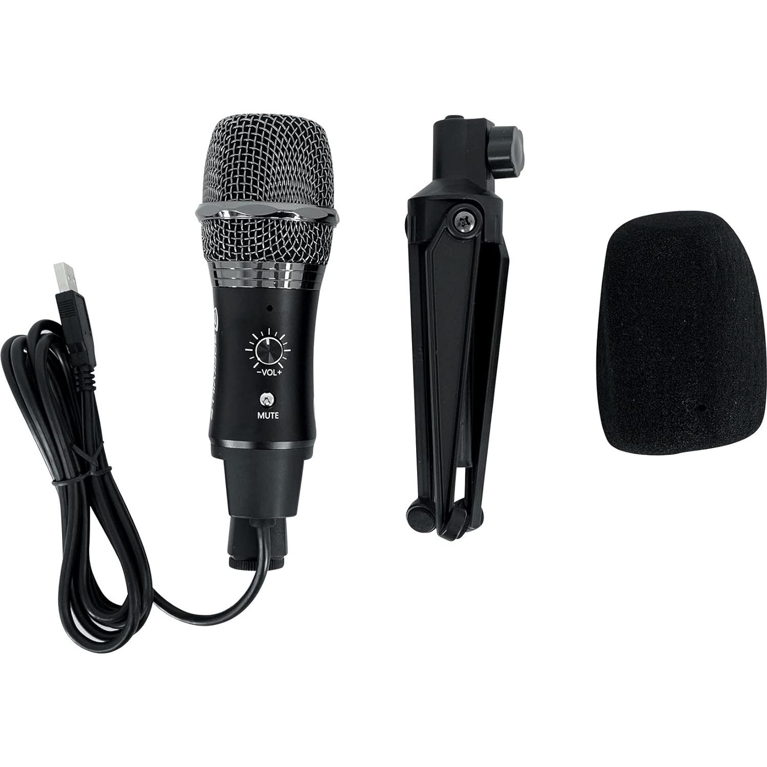 Micrófono USB Rockville A-Stream Condensador 24-Bit 192kHz