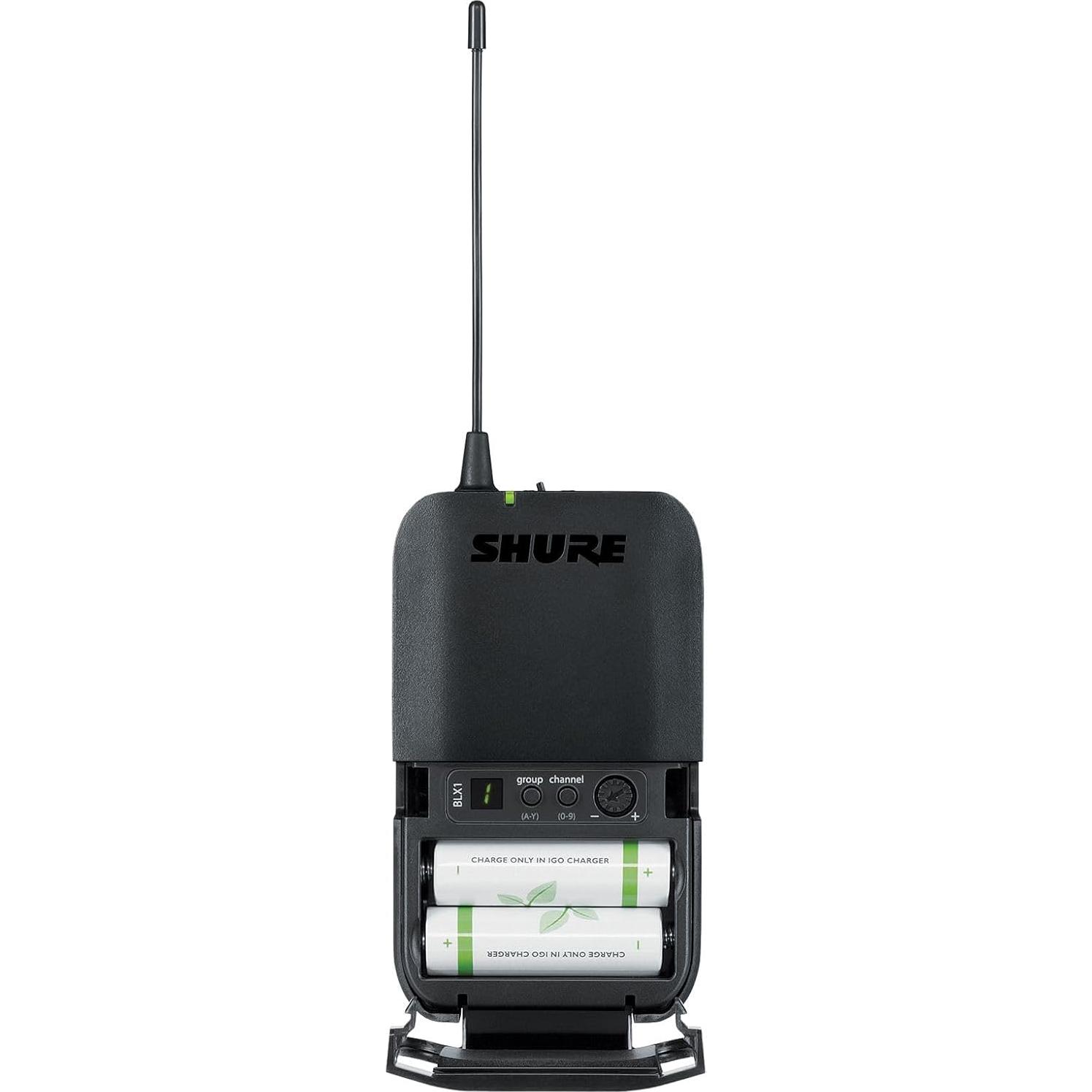 Sistema de micrófono inalámbrico Shure BLX14/B98 - 100 m alcance