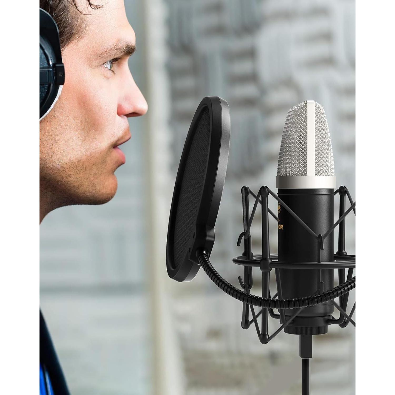 Micrófono de Condensador USB TONOR TC-2030 con Brazo Soporte