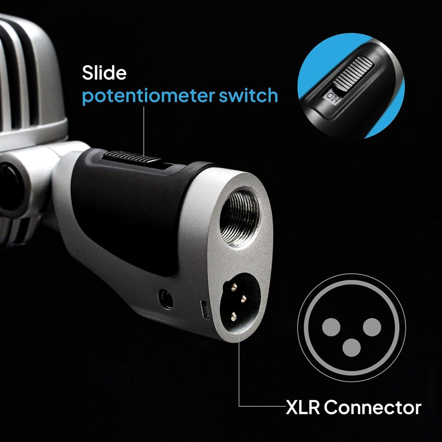 Micrófono Profesional Carol CLM-101 Dinámico Supercardioide