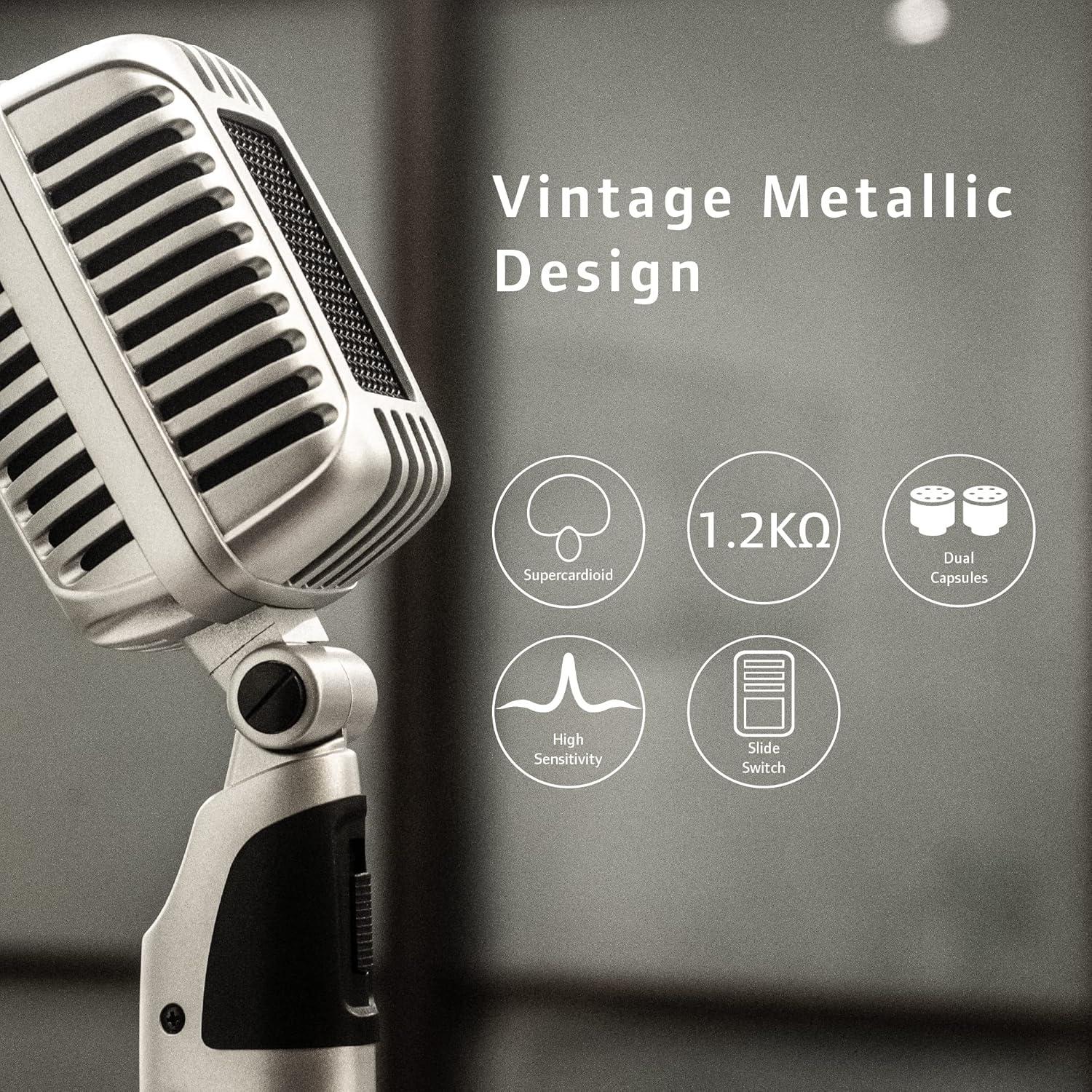 Micrófono Profesional Carol CLM-101 Dinámico Supercardioide