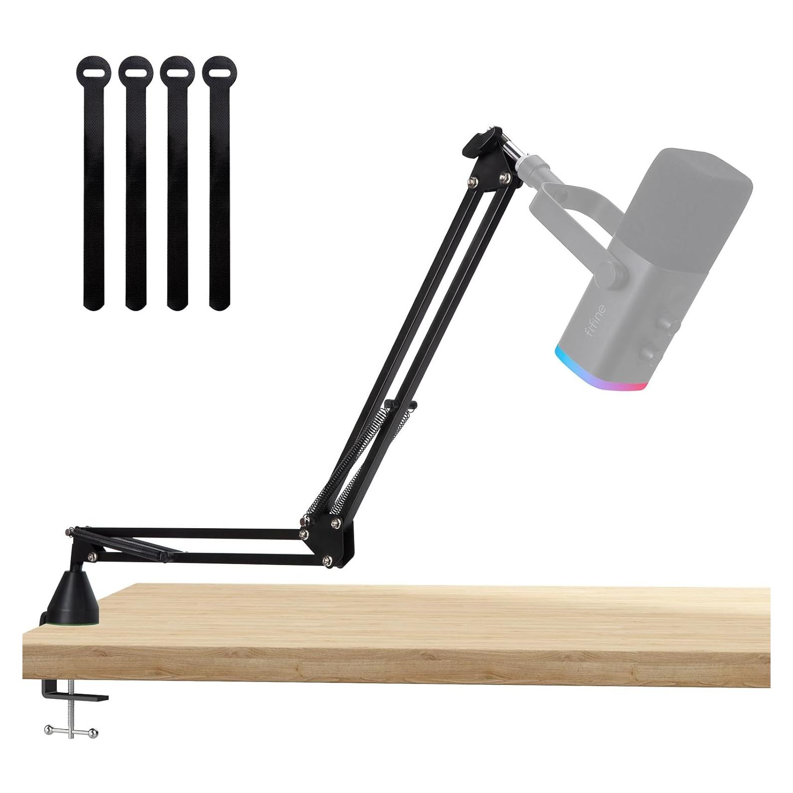 Brazo de Micrófono de Perfil Bajo SUNMON para Gaming y Streaming