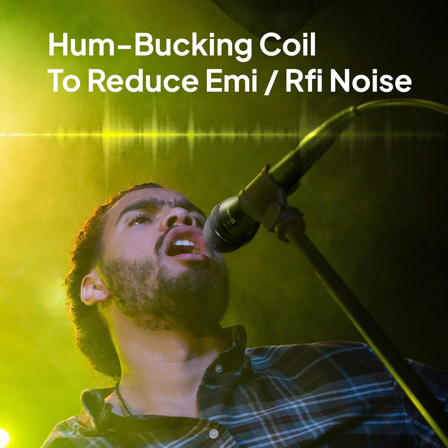 Micrófono Dinámico CAROL AC-910 con Cable XLR 4.5m