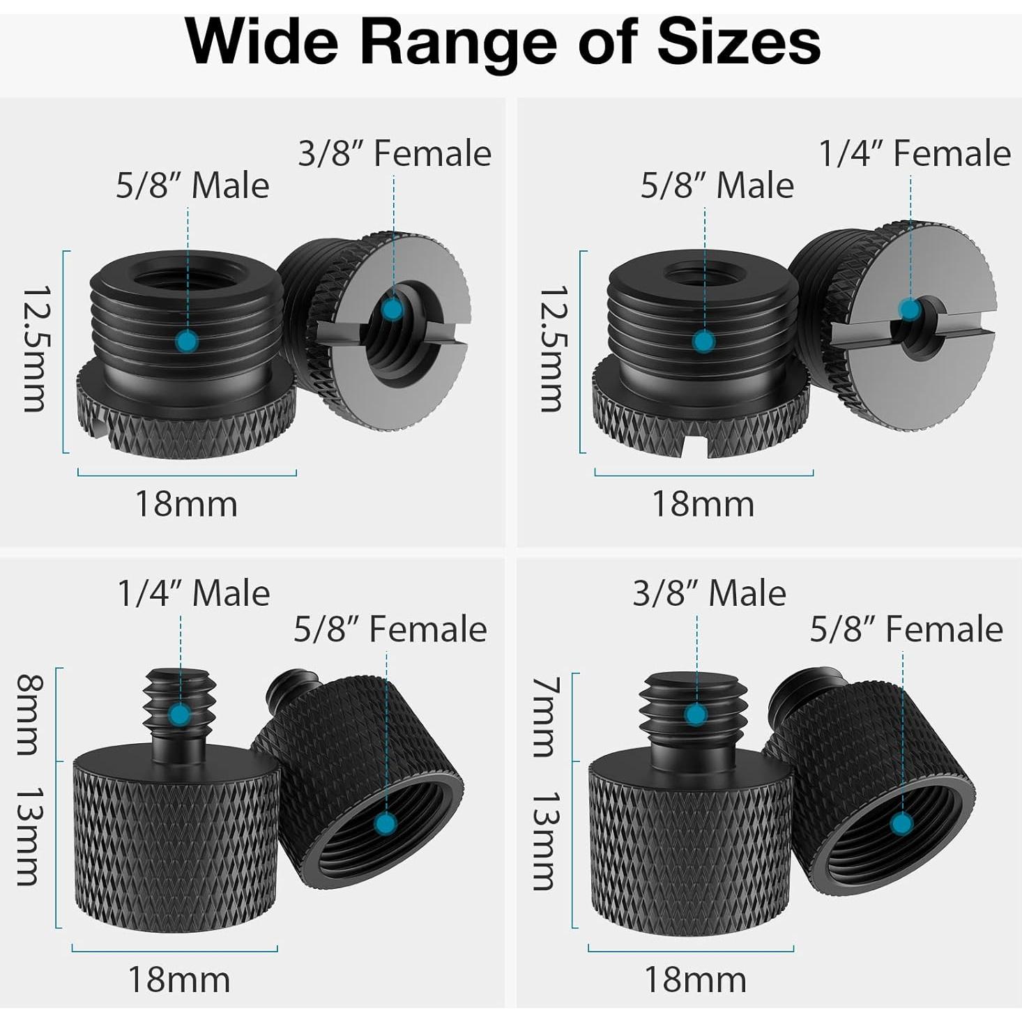 Soporte de Micrófono InnoGear con Adaptadores y Altura 209 cm
