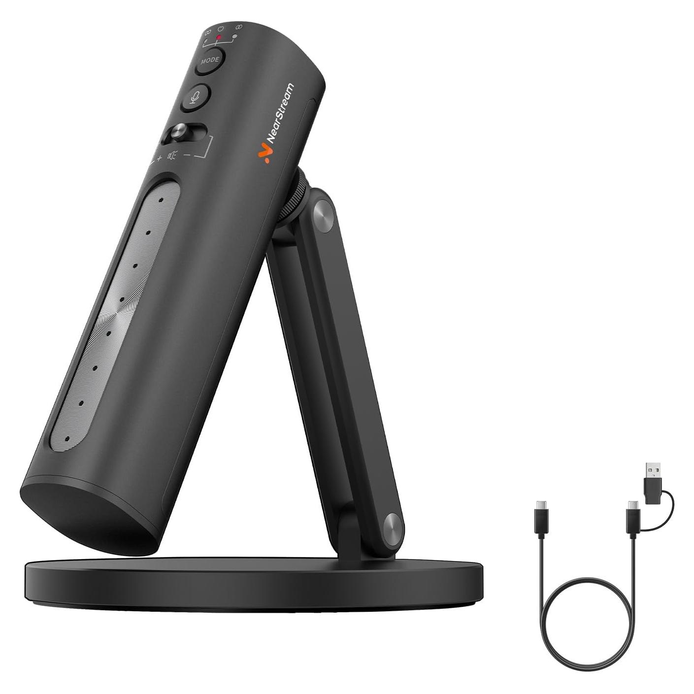 Micrófono de condensador USB NearStream AM10U con 8 micrófonos