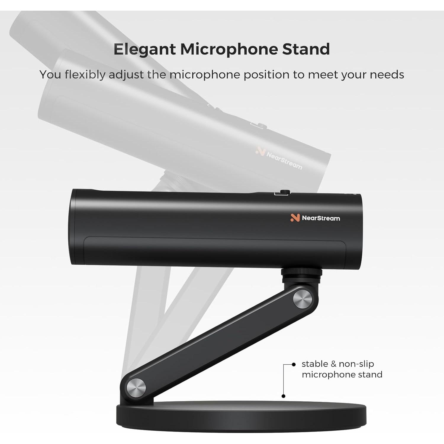 Micrófono de condensador USB NearStream AM10U con 8 micrófonos