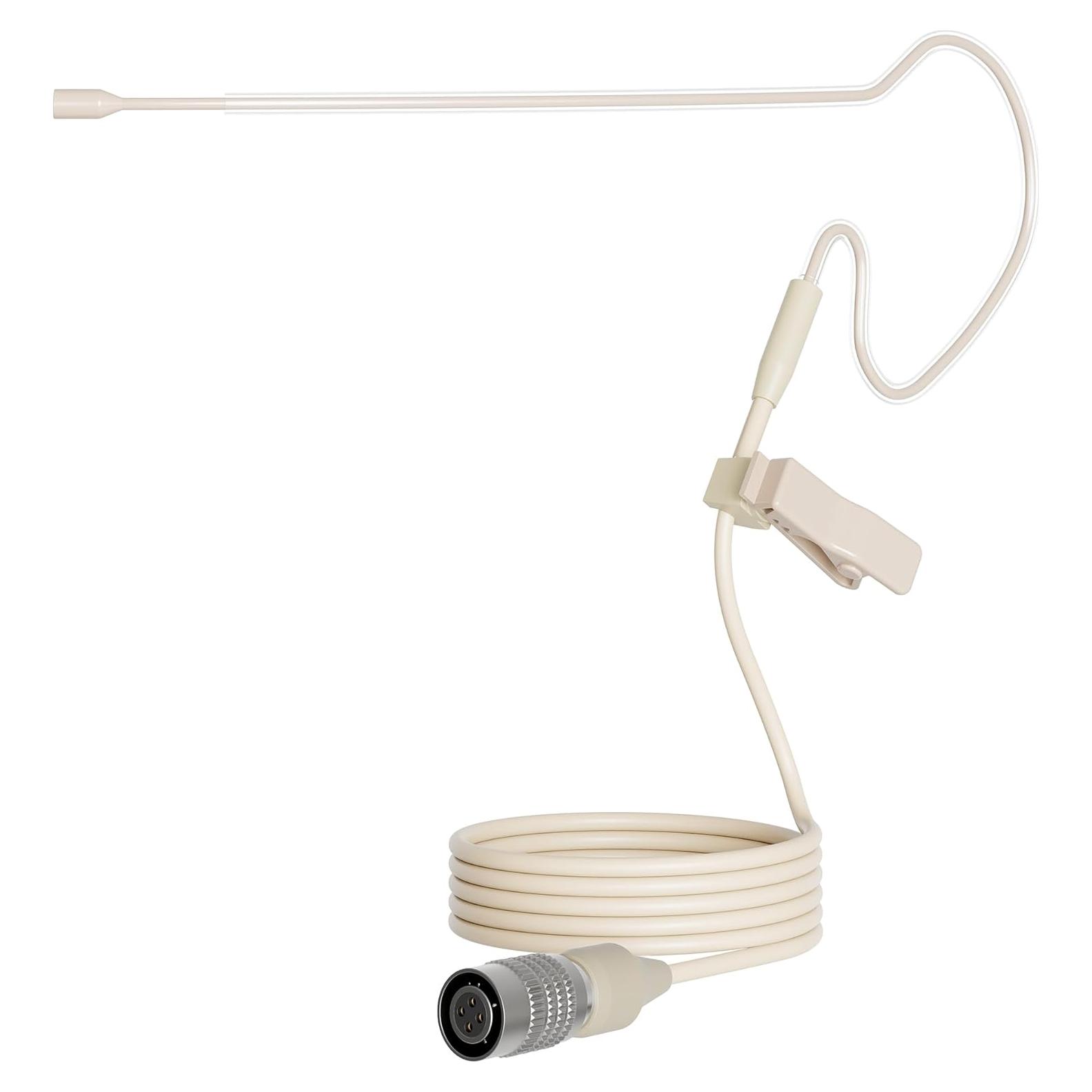 Micrófono de Cabeza JK MIC-J S90 Omnidireccional Beige