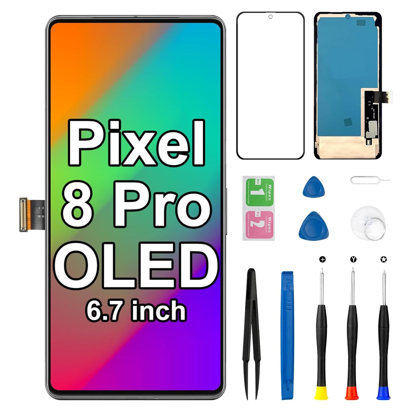 Reemplazo Pantalla OLED Google Pixel 8 Pro 5G 6.7" con Marco