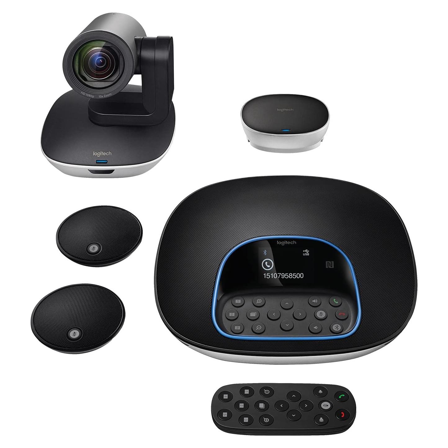 Videoconferencia Logitech Group HD con Micrófonos de Expansión