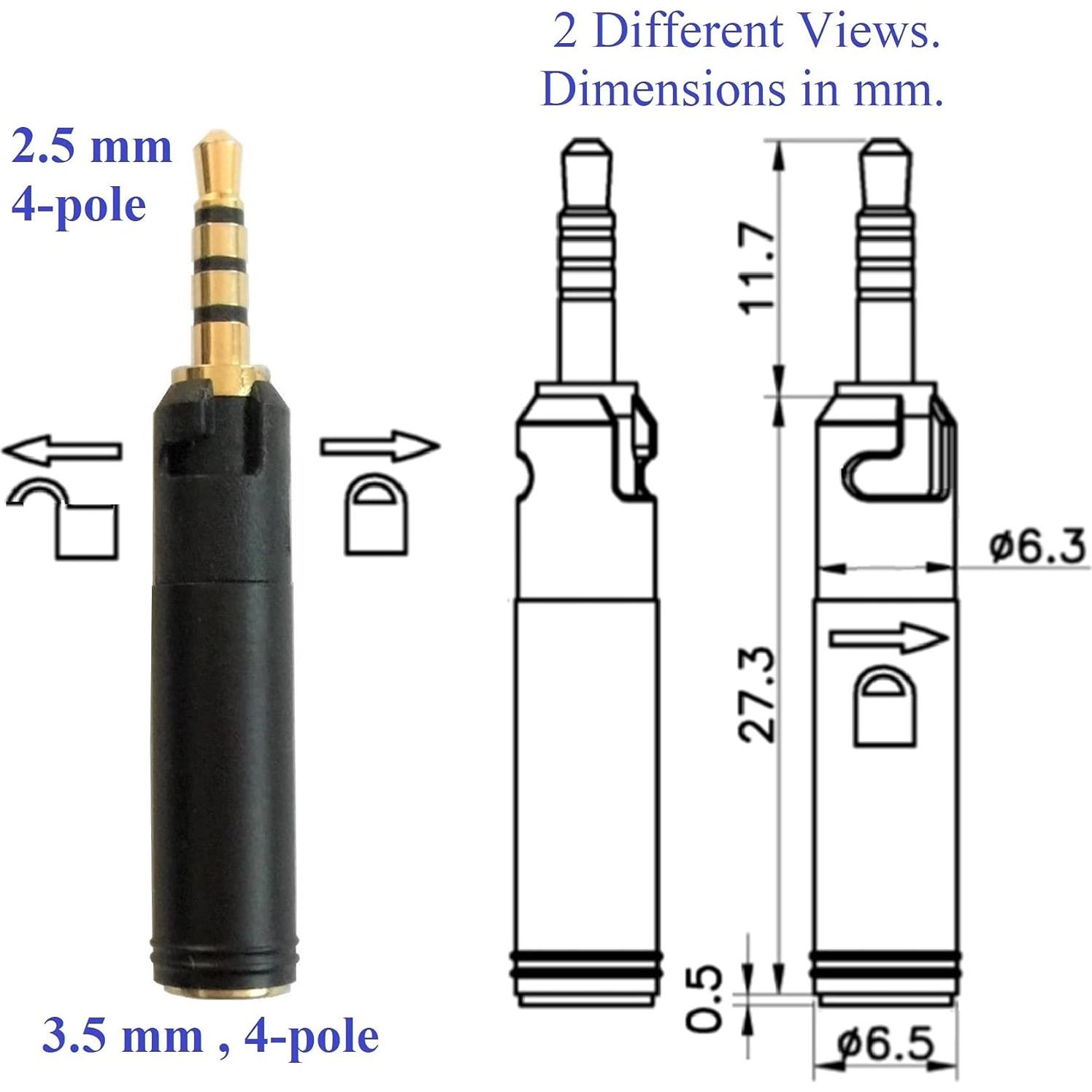 Micrófono FlexBoomPro Desmontable con Adaptador 2.5mm a 3.5mm
