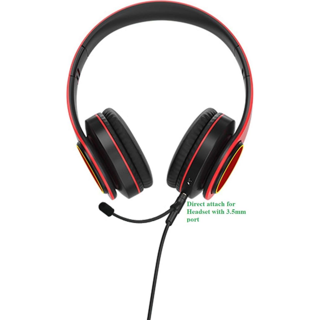 Micrófono FlexBoomPro Desmontable con Adaptador 2.5mm a 3.5mm