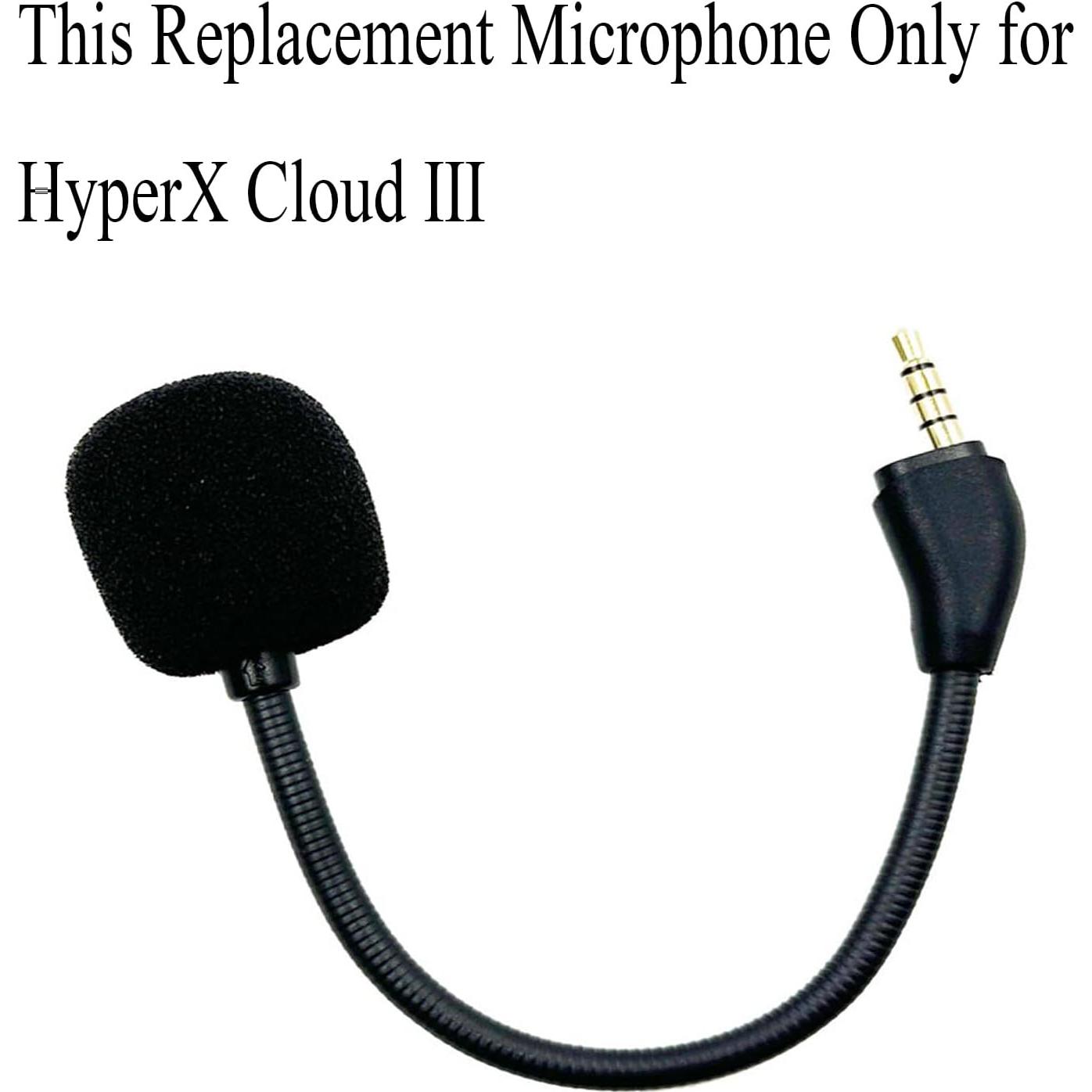 Micrófono de Reemplazo NewTH para Auriculares Kingston HyperX Cloud III