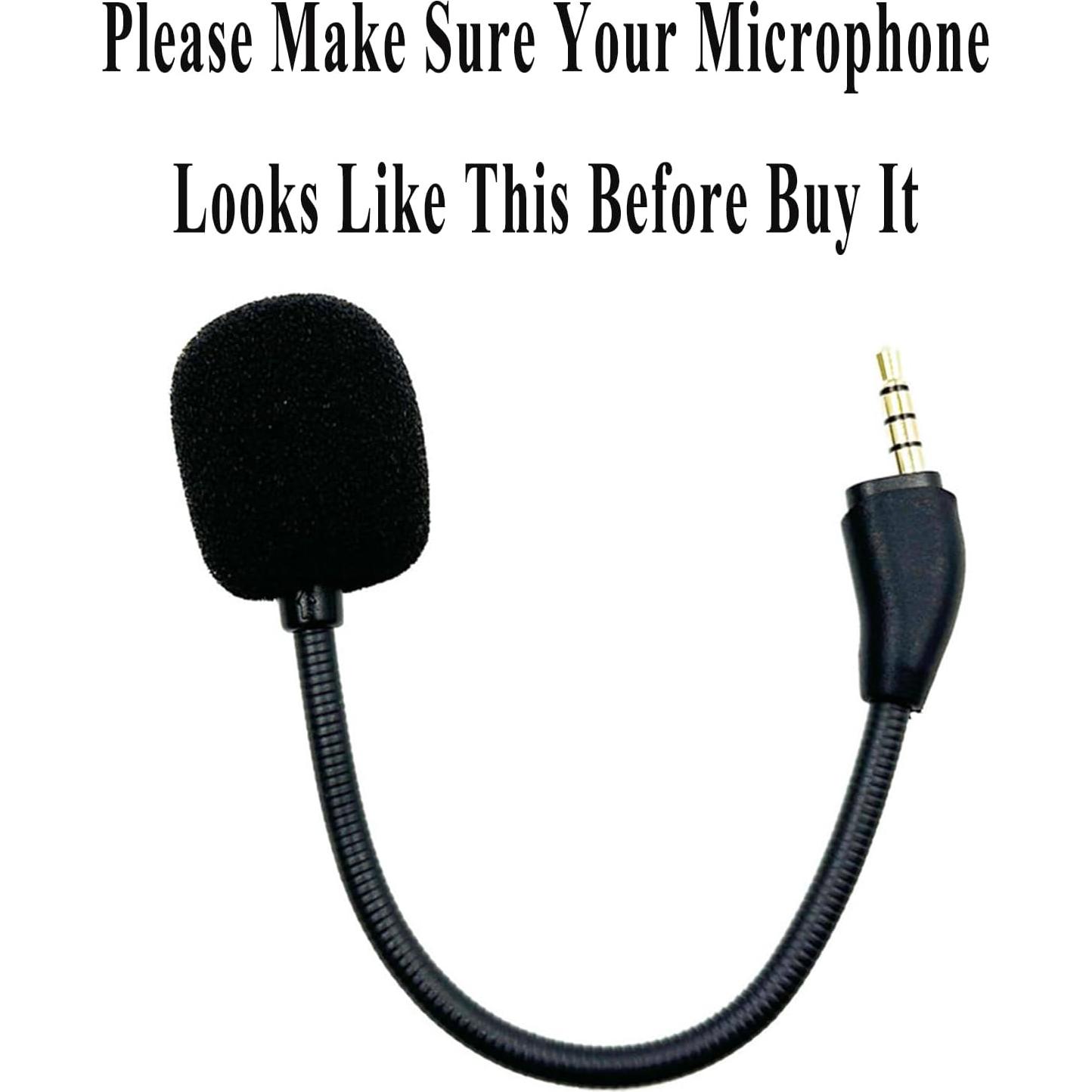 Micrófono de Reemplazo NewTH para Auriculares Kingston HyperX Cloud III