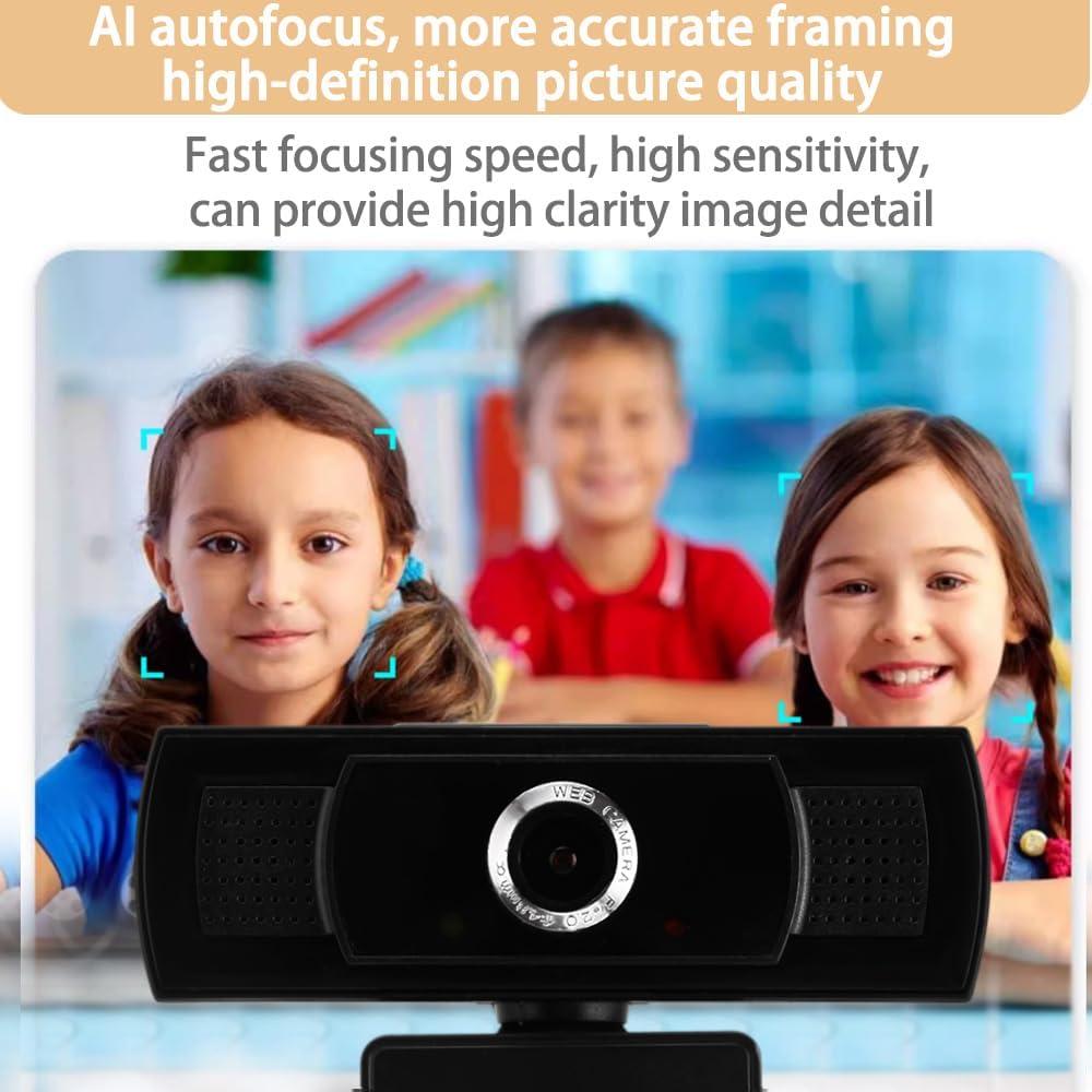 Cámara web USB HD 1080P WEISHIXIN con micrófono y soporte