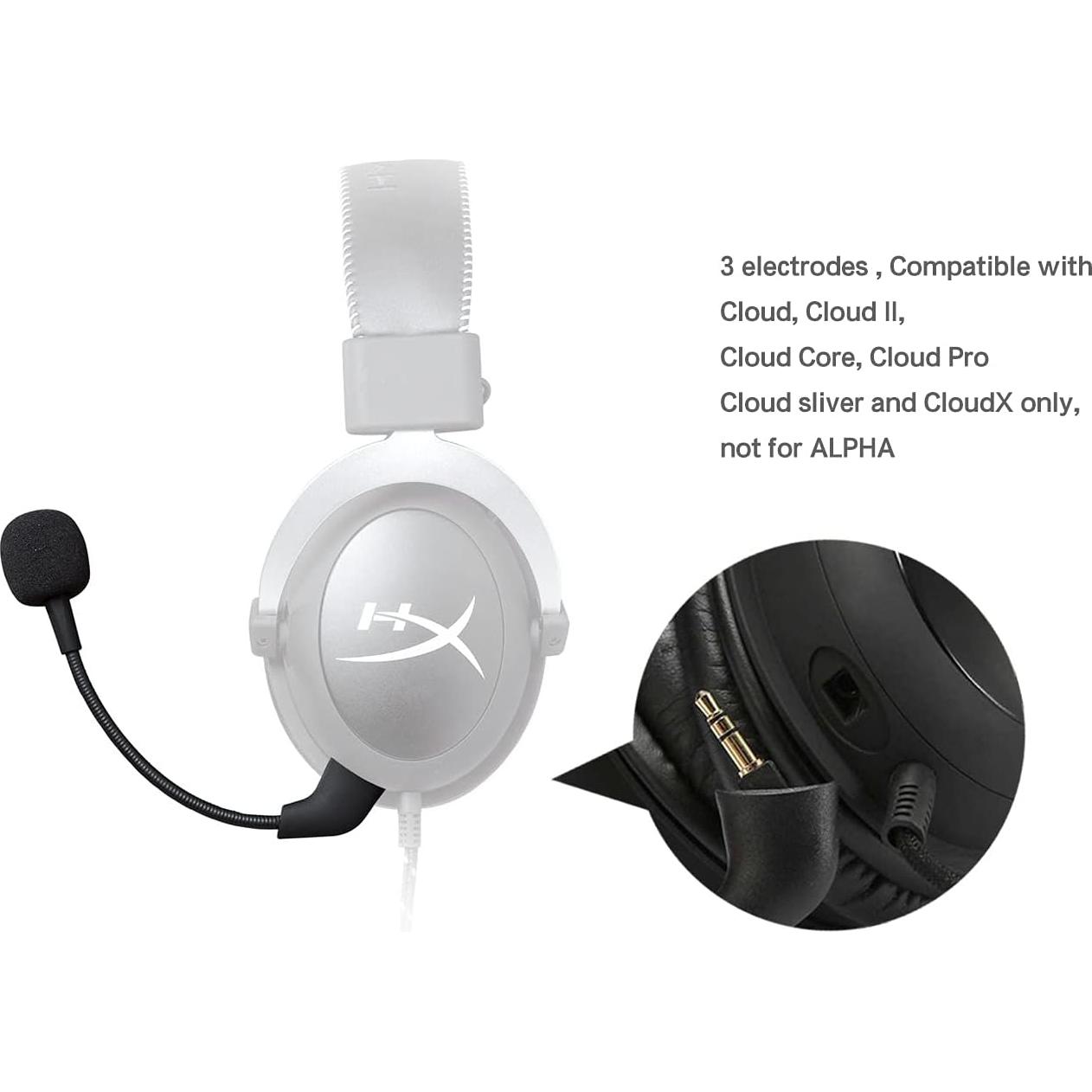 Micrófono de Reemplazo HyperX 3.5mm para Auriculares Gaming