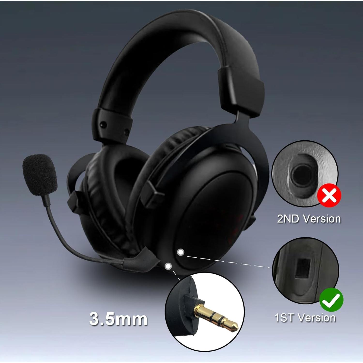 Micrófono de Reemplazo NewTH para Auriculares HyperX Cloud 2 II