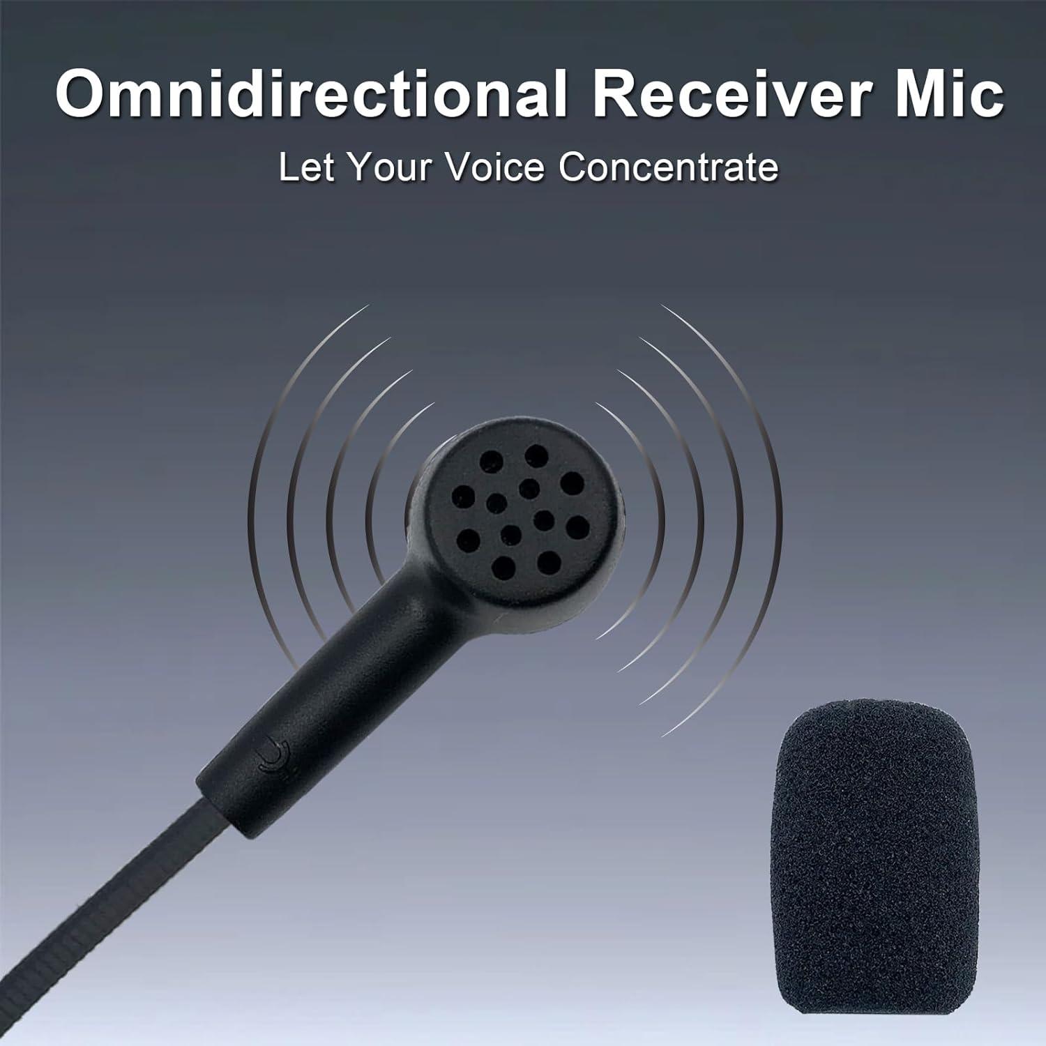 Micrófono de Reemplazo NewTH para Auriculares HyperX Cloud 2 II