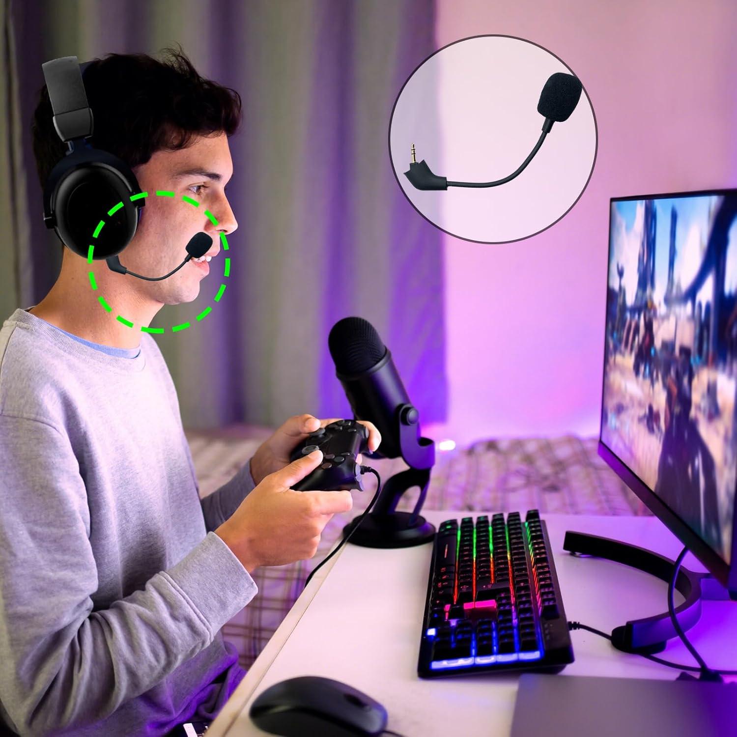 Micrófono de Reemplazo NewTH para Auriculares HyperX Cloud 2 II