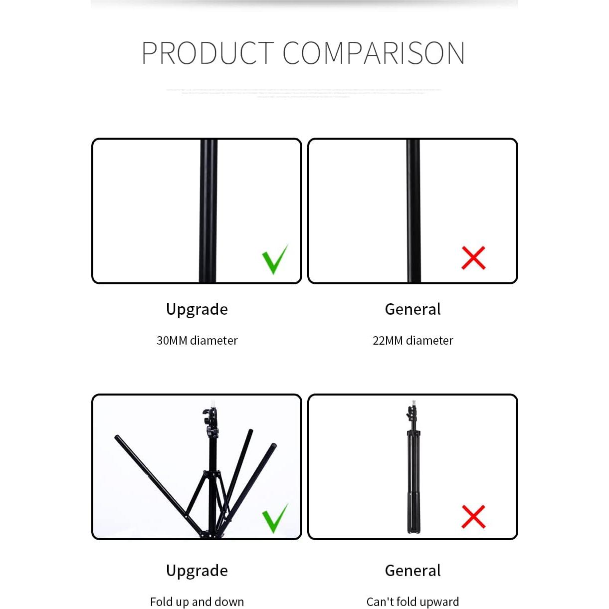 Trípode para Webcam AceTaken MTM-001 160 cm Aluminio Negro