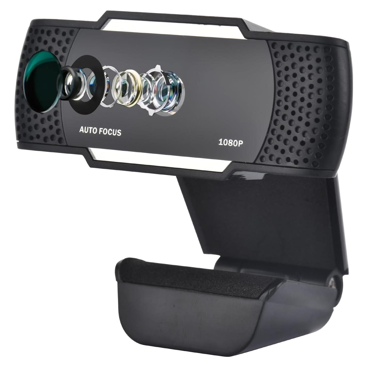 Cámara Web Full HD 1080P EACH con Enfoque Automático y Doble Micrófono