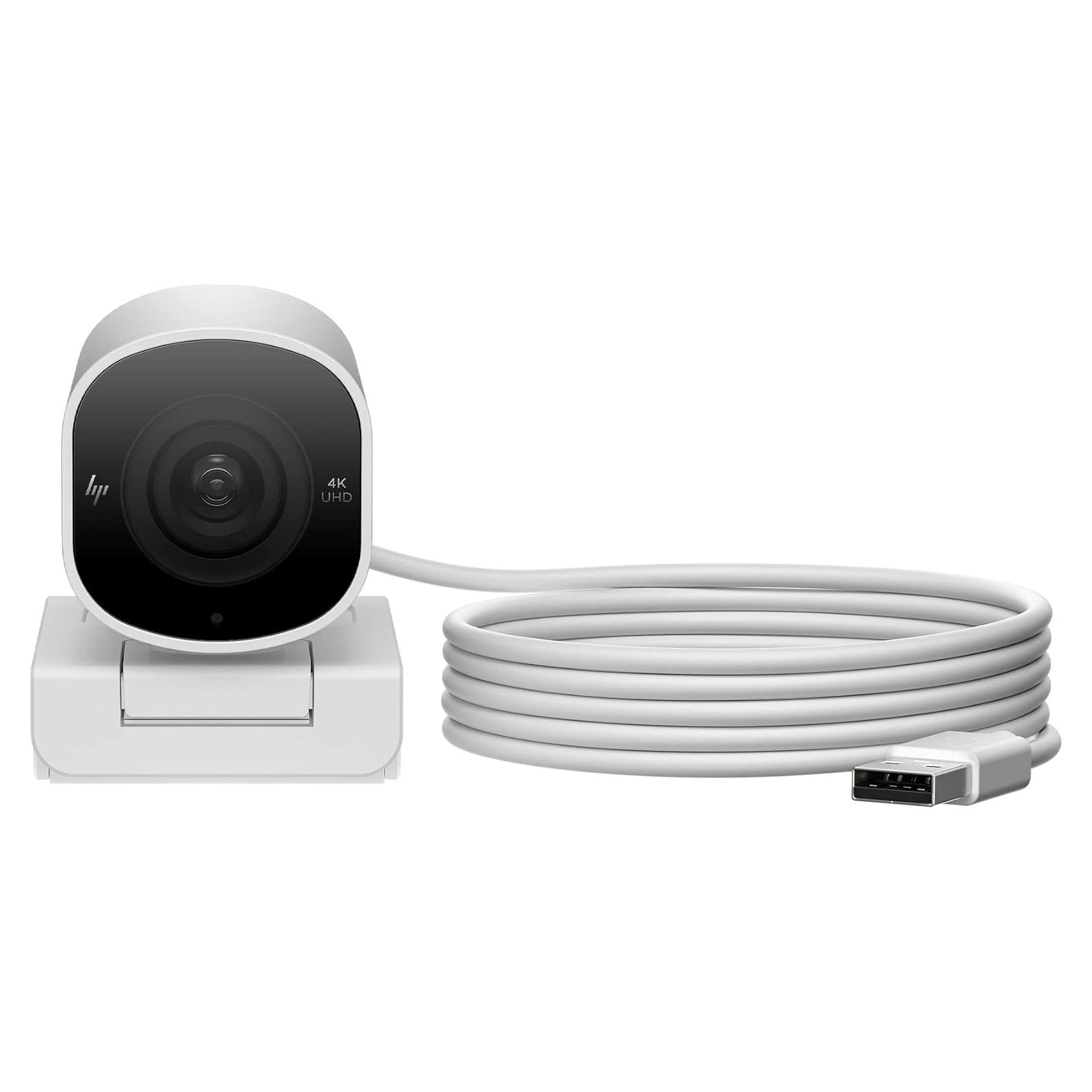Webcam HP 960 4K Streaming - Cámara 30 FPS, Micrófonos Duales