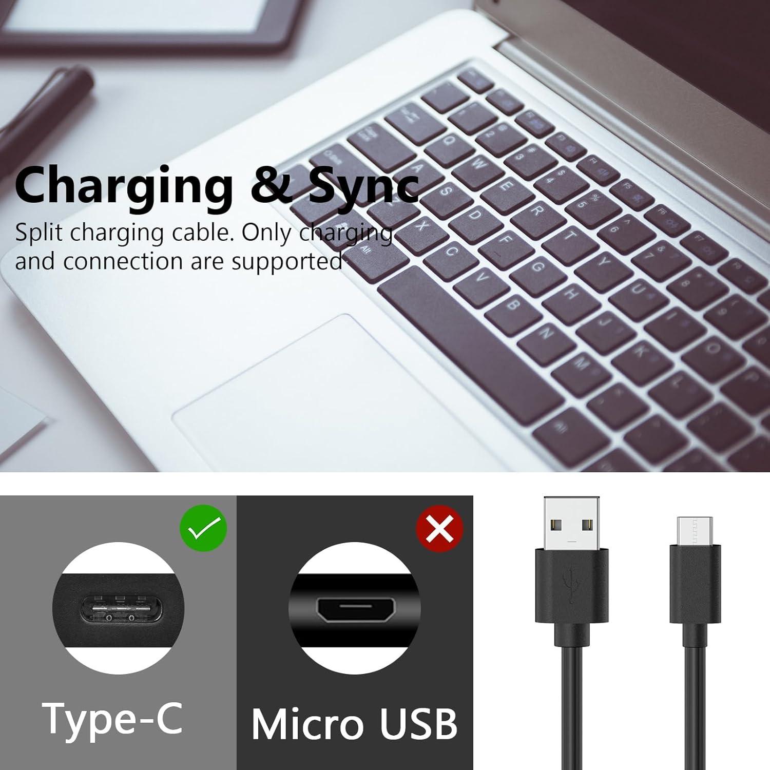 Cable de Micrófono USB A a Tipo C Geekria 3m Compatible con FIFINE y HyperX