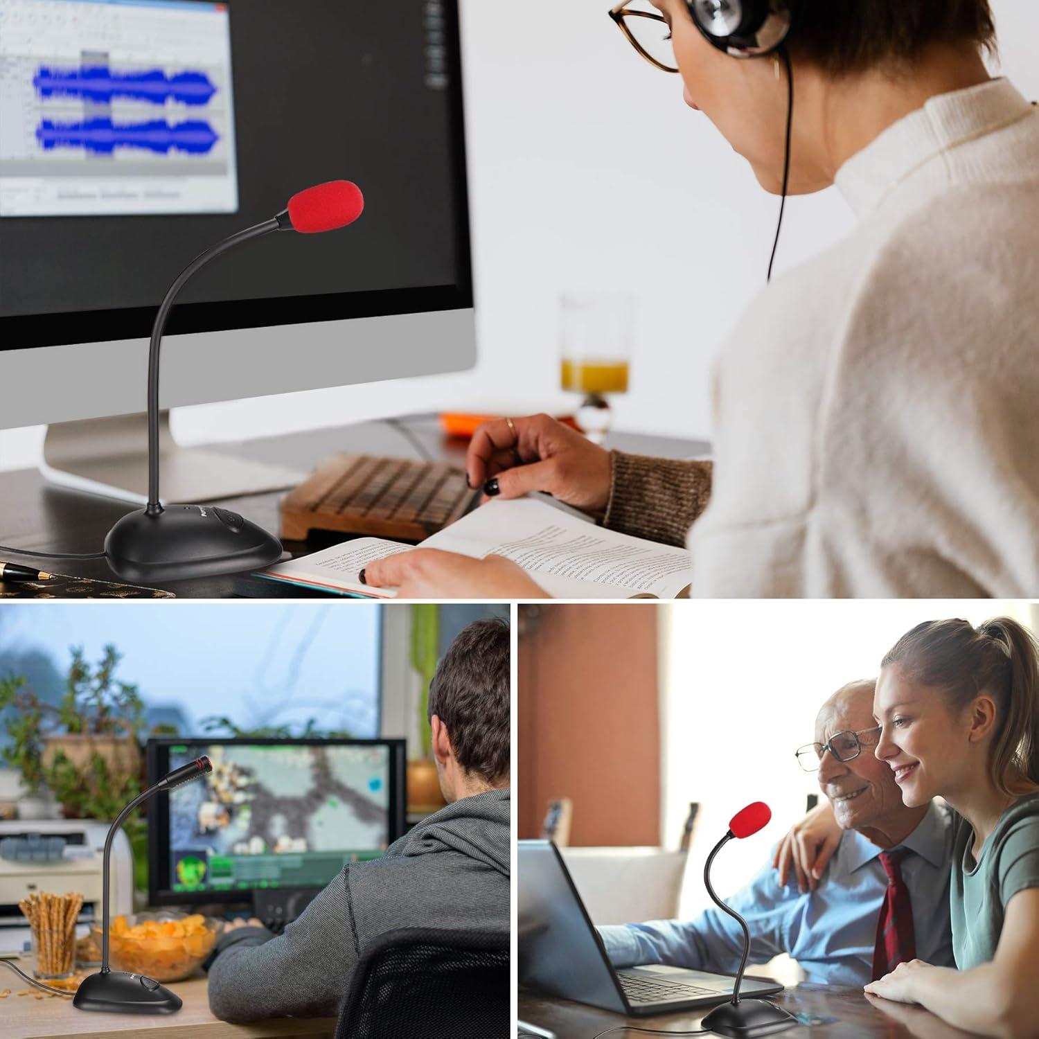 Micrófono USB Condensador Cardioide Perrycom MSD6 1.83m