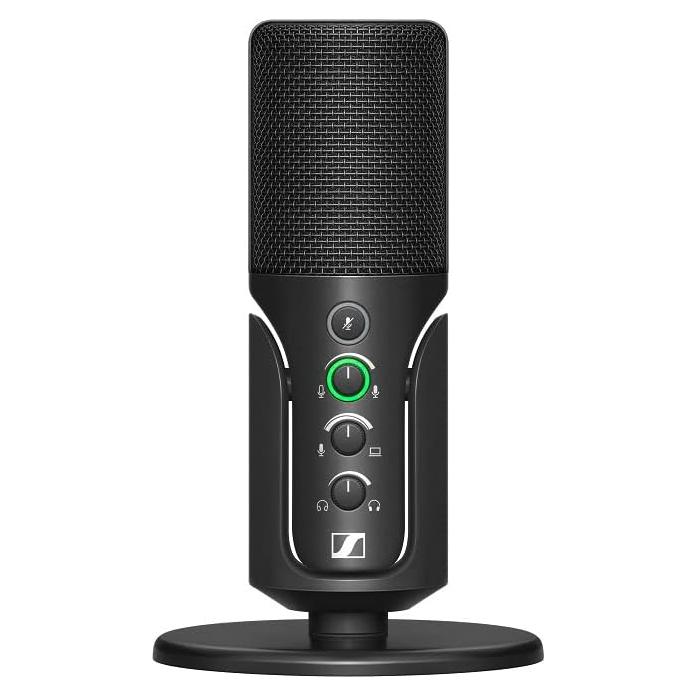 Micrófono de Condensador Cardioide USB Sennheiser Perfil Negro