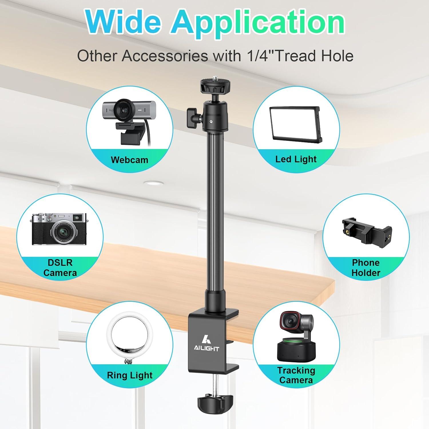 Soporte de escritorio Ailight TS6001 para cámara ajustable 27.4-79cm