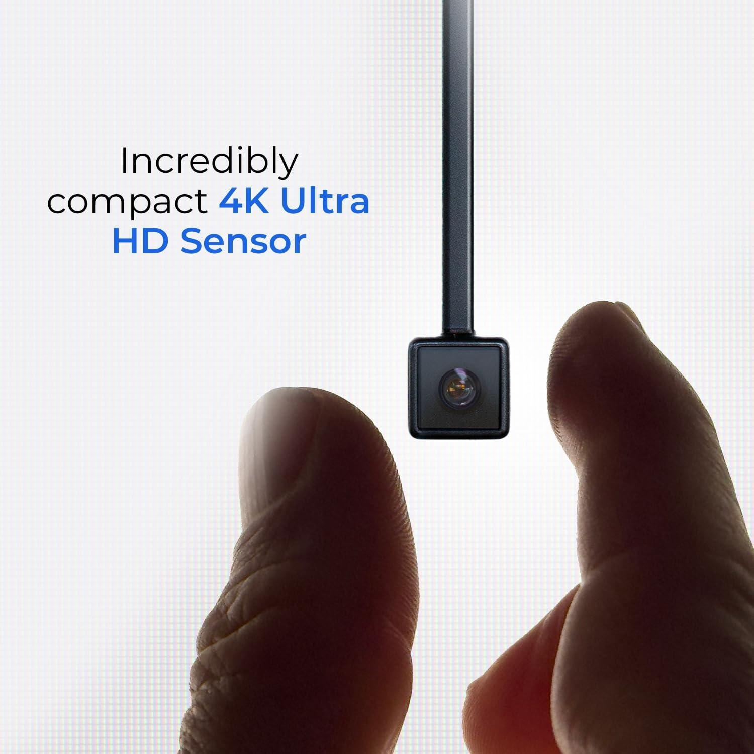 Webcam 4K iContact con Micrófono y Luz LED - USB-C