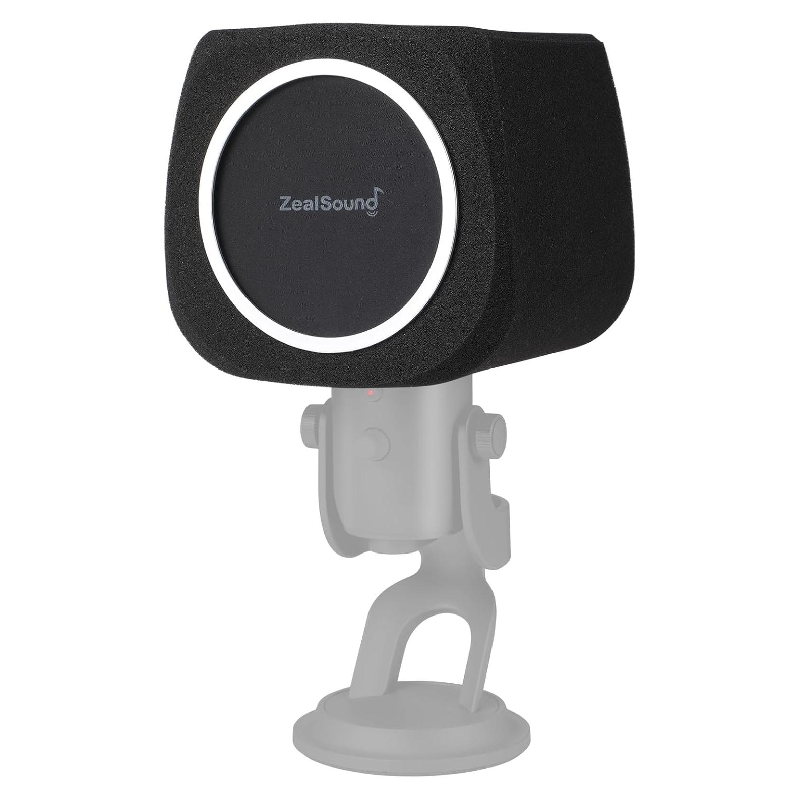 Escudo de Aislamiento de Micrófono ZealSound WS18 Negro