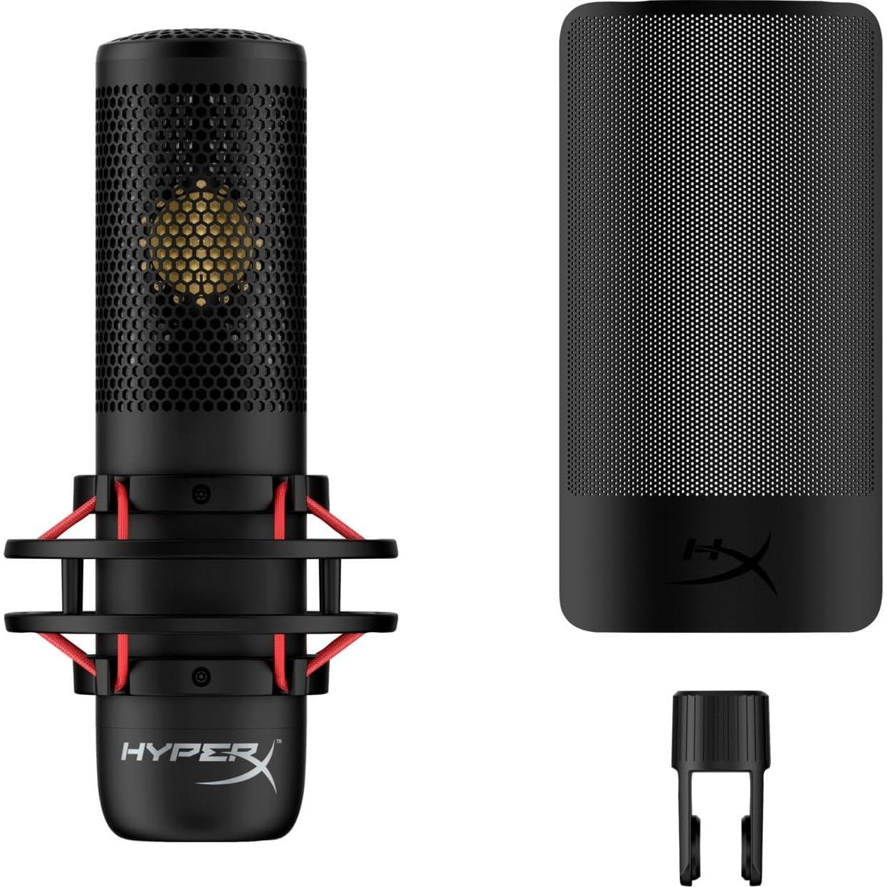Micrófono de Condensador HyperX ProCast Negro XLR 699Z0AA