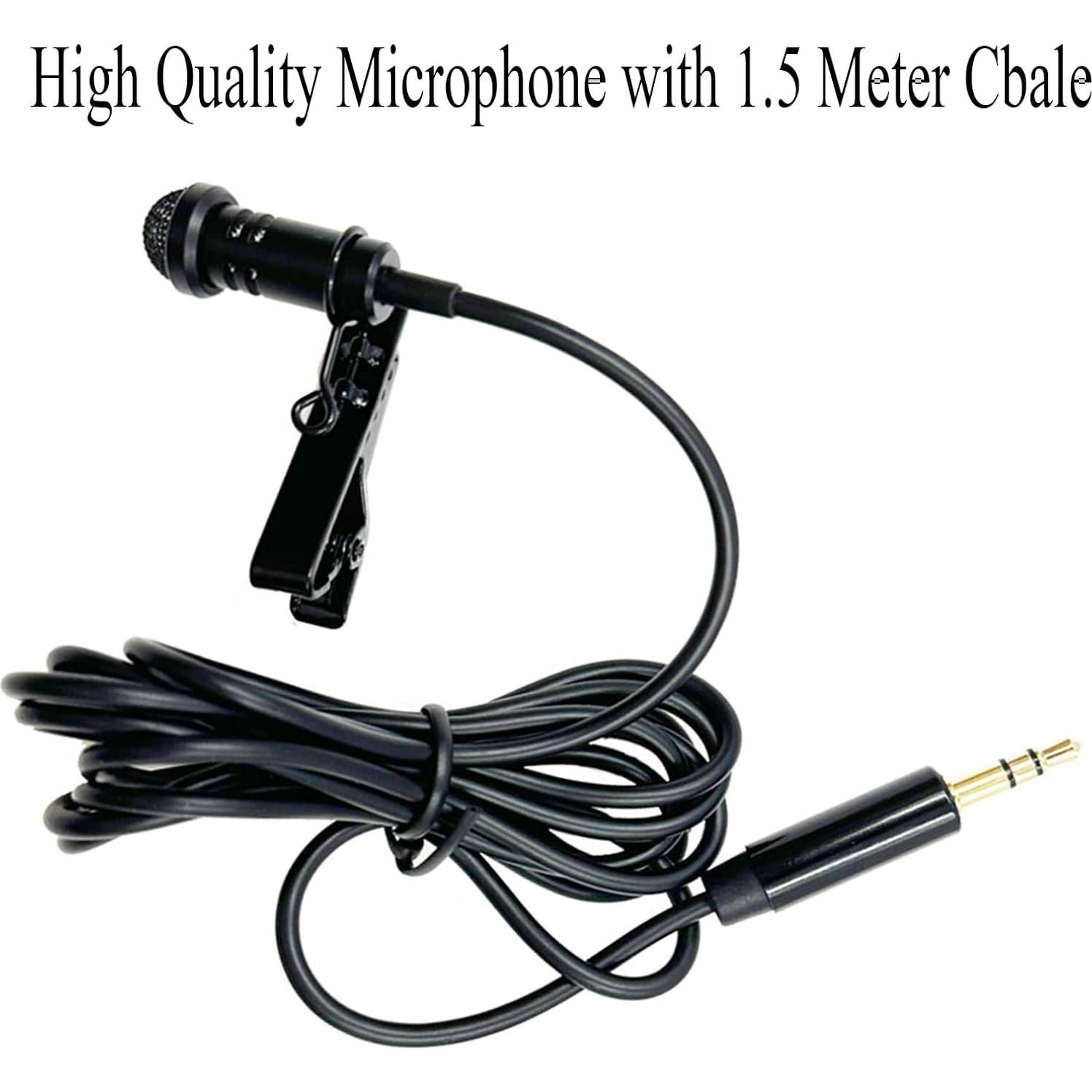 Micrófono Lavalier NewTH 3.5mm Omnidireccional para Vlog