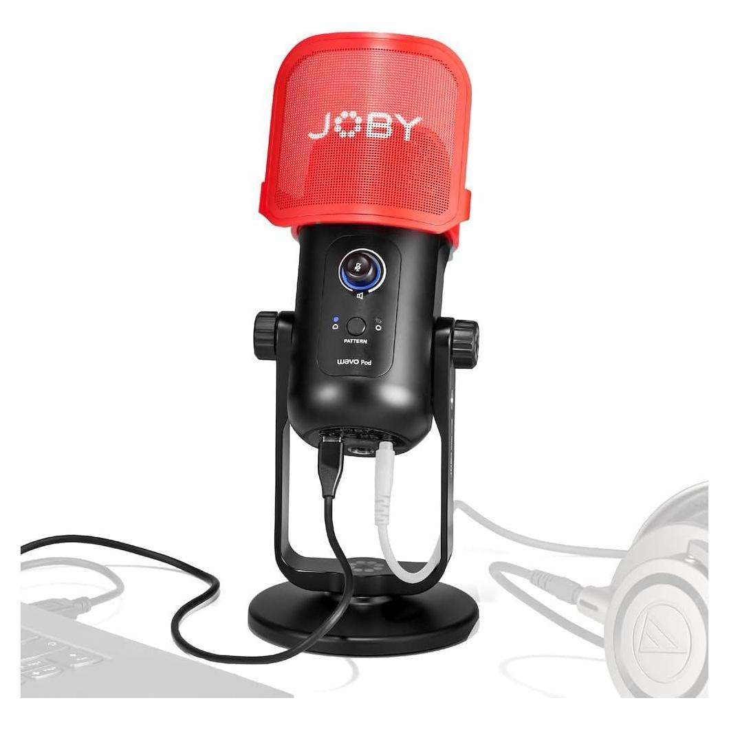 Micrófono de Condensador USB JOBY Wavo POD para PC y Podcasting